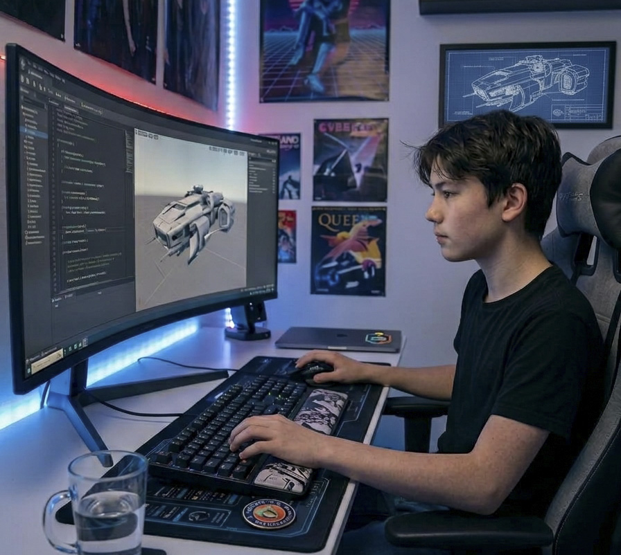 Bilde fra Roblox Studio hos Playwell Online